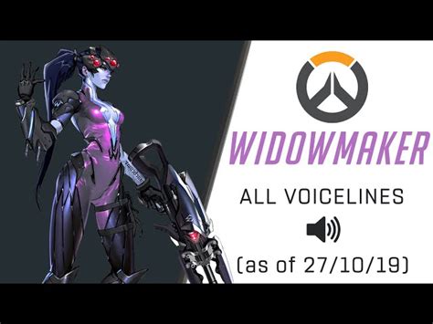 " Who could possibly be the <strong>Widow-maker</strong>?. . What does widowmaker say in french